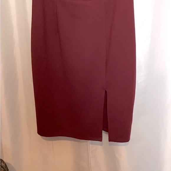Lulu's Off-Shoulder Burgundy Mini Dress - Picture 6 of 13